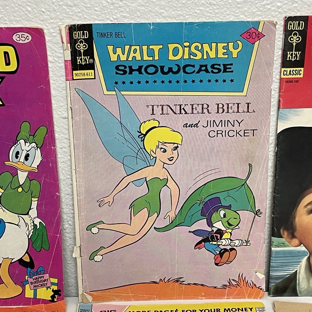 10 Vintage Whitman Disney Gold Key Comic Books Looney Tunes Tinker Bell Archie - Picture 6 of 14